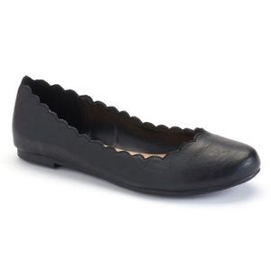 LC Lauren Conrad scalloped flats